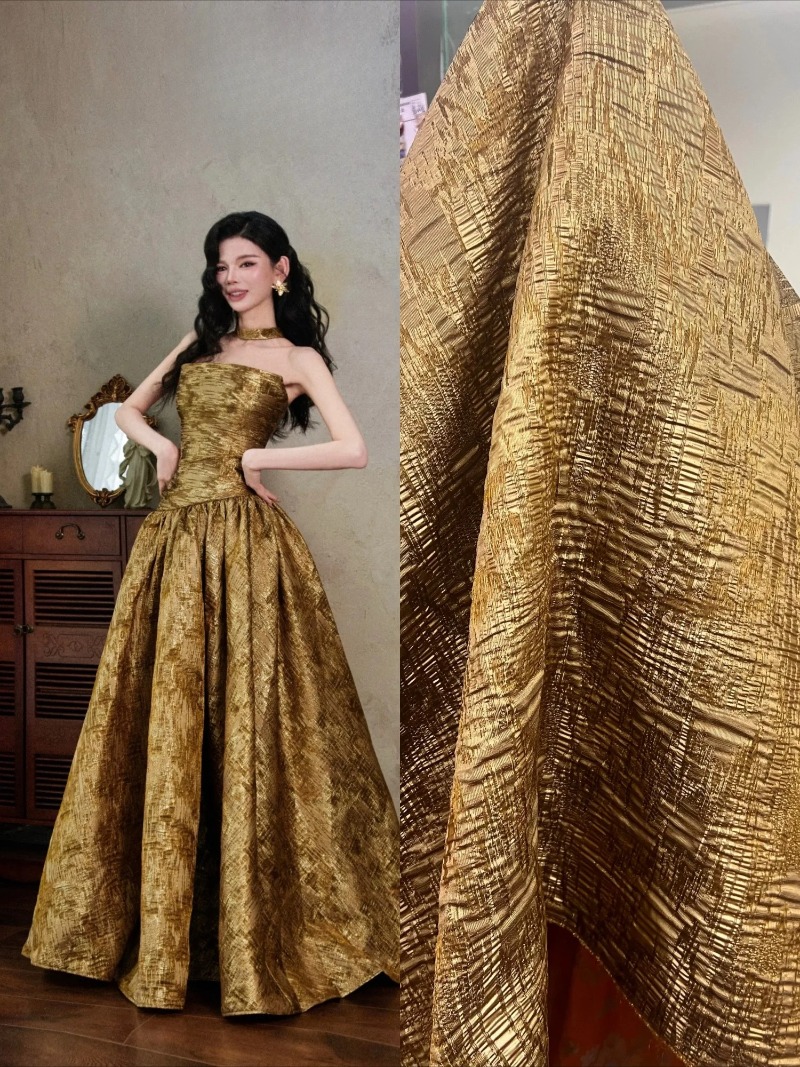 Бронзово-коричневая фактурная  – обзор и цена Vintage Sewing Textile
